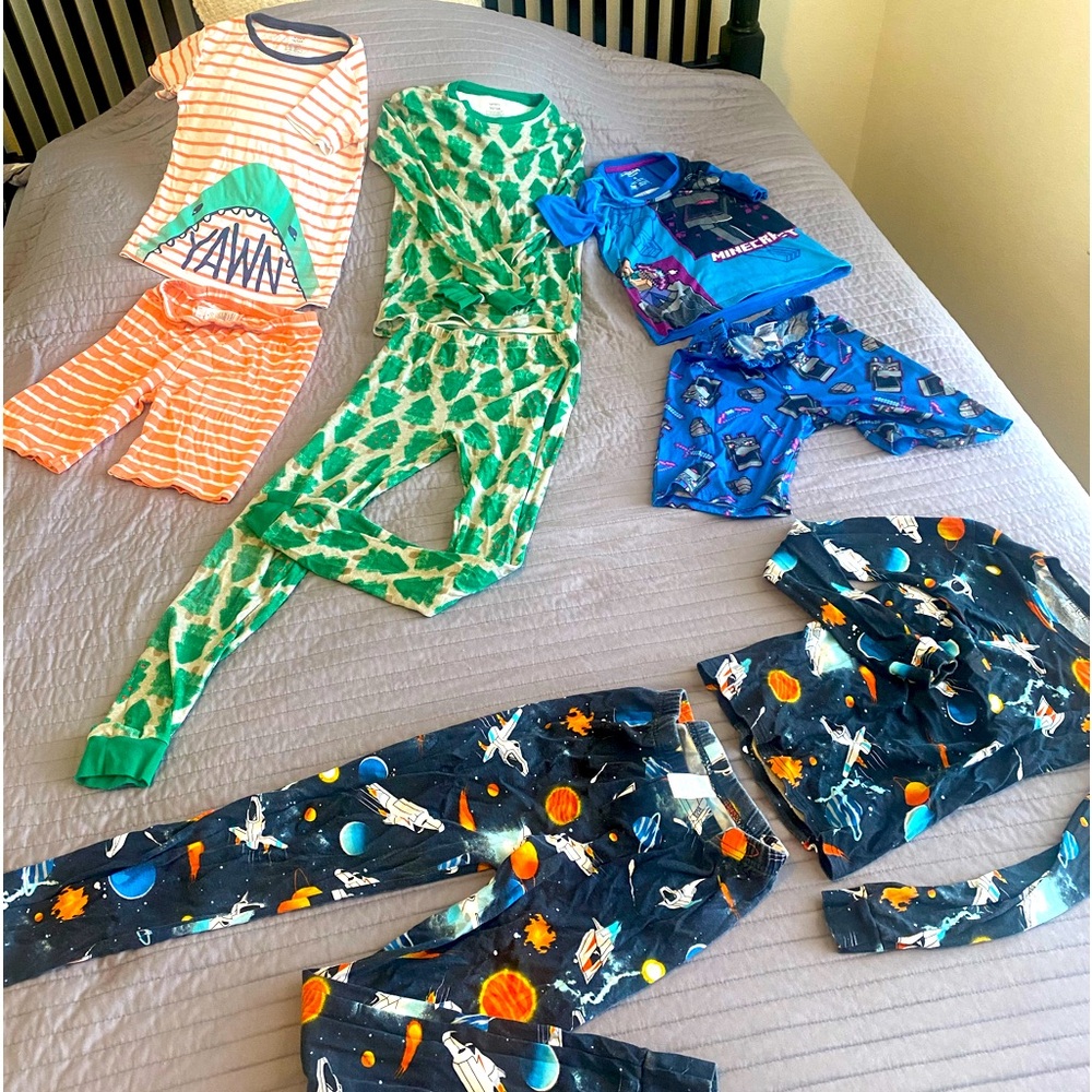 Gently Worn Boys PJ Sets- Carter’s etc